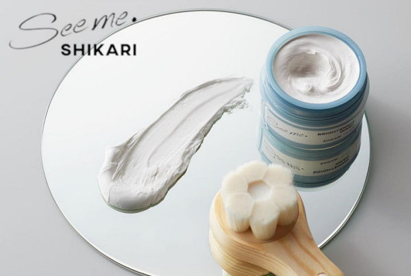 SHIKARIブライトニング洗顔パック本品＋ブラシ52％OFF！世界初10秒で変わるシミ毛穴ゼロ体験